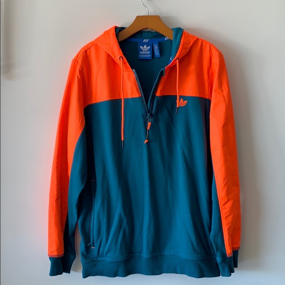 Vintage Adidas Pullover Track Jacket/Hoodie